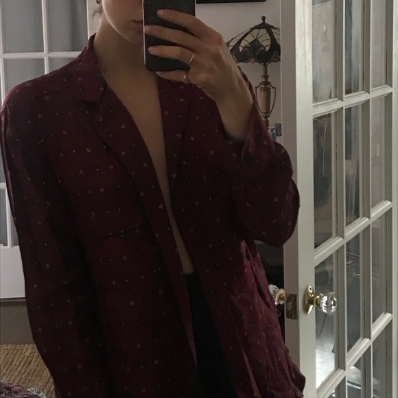 Rag & Bone silk Pajama Shirt - Picture 2 of 3